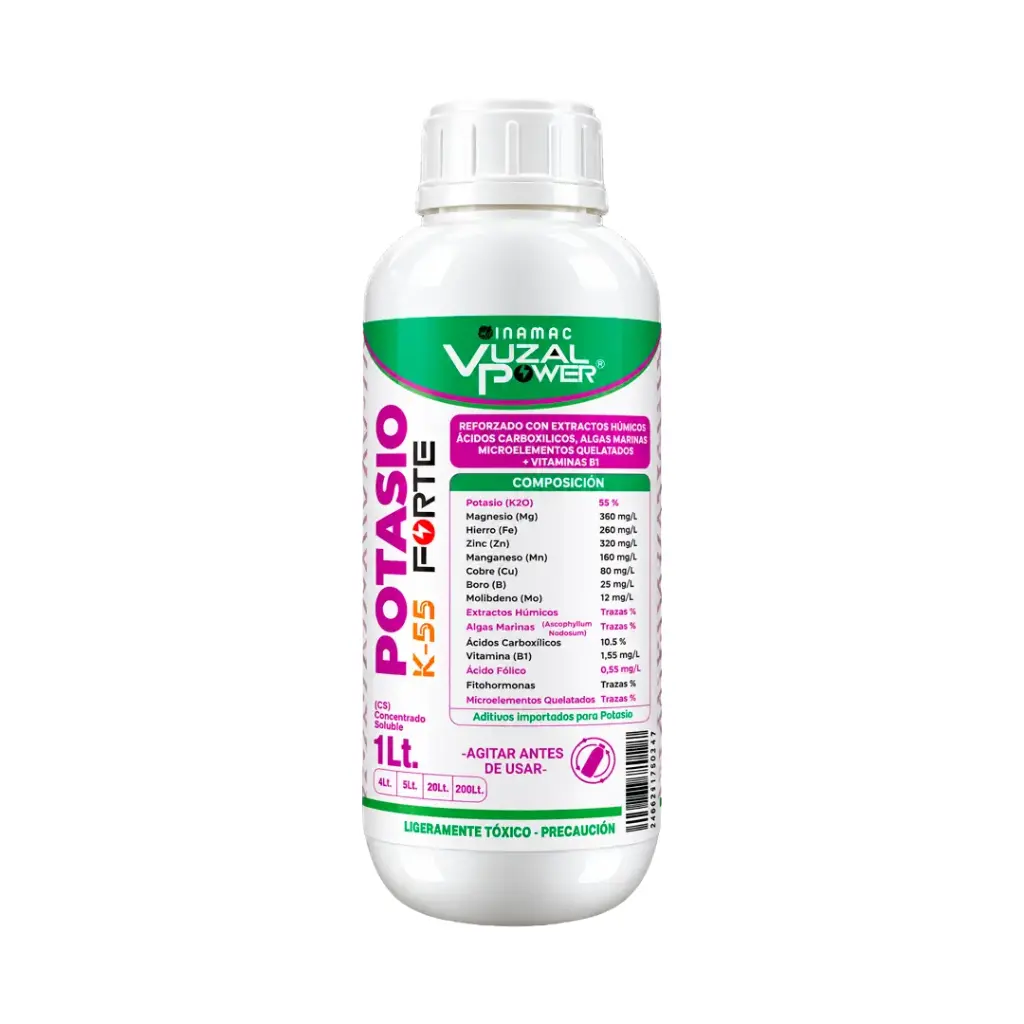 VUZAL POWER - POTASIO K-55 FORTE - 1LT